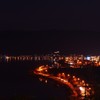 湖畔の夜景
