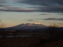 八ヶ岳の朝焼け