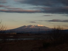 八ヶ岳の朝焼け