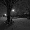 雪夜の公園 2