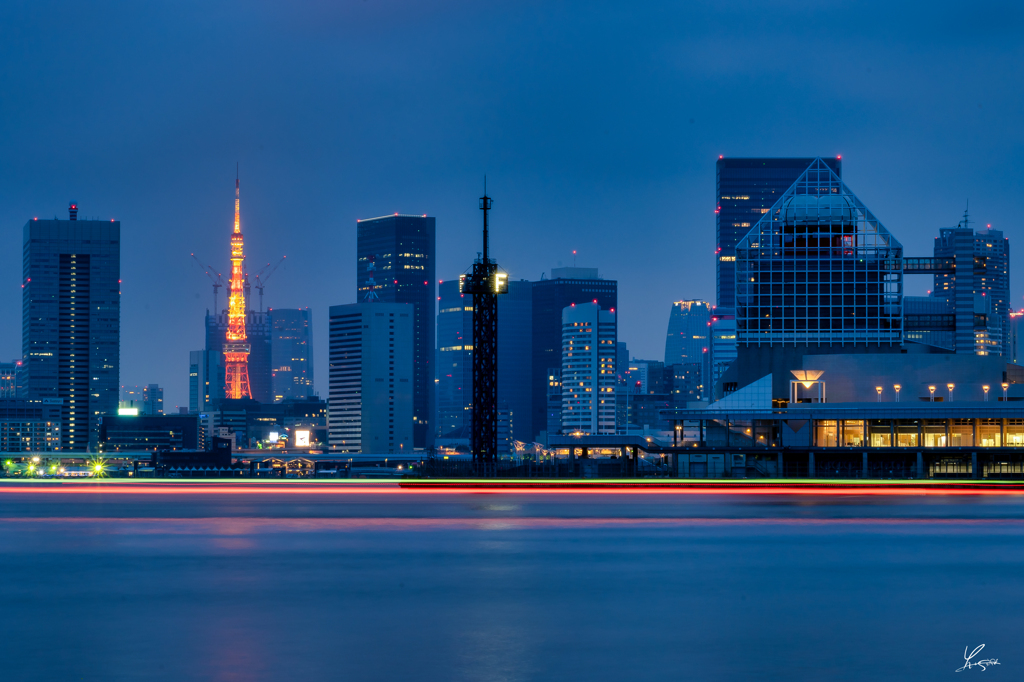 雨の東京