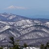 鳥海山を八幡平から望む