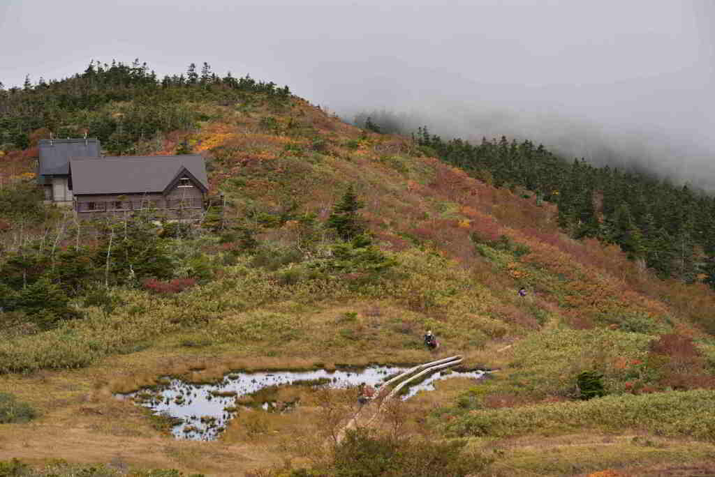 森吉山避難小屋周辺