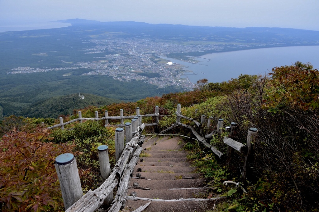 遥か尻屋崎を望む