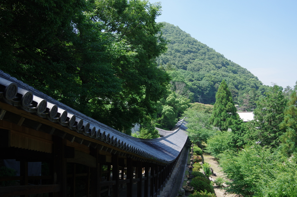 吉備津神社　回廊①