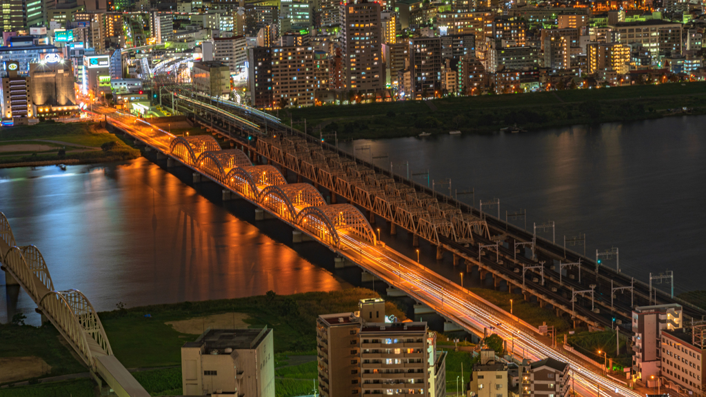 十三大橋×夜景