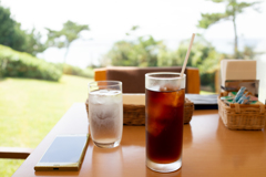 海の見えるレストラン