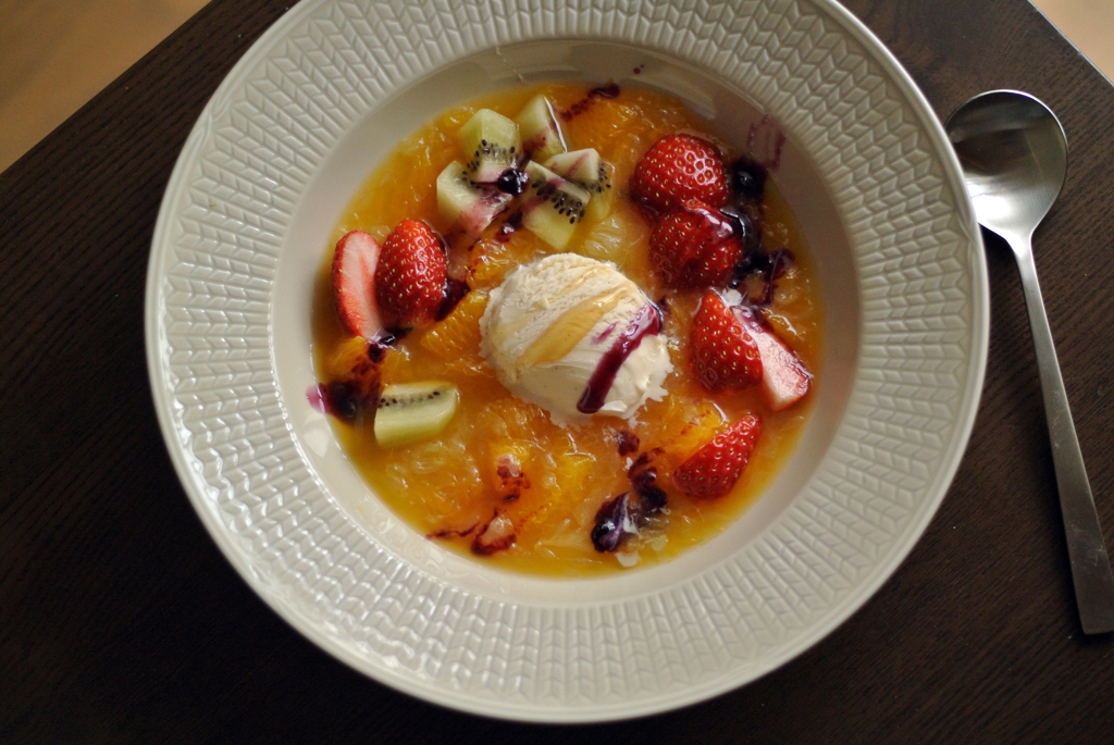 フルーツのガスパチョ