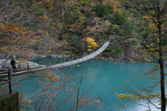 寸又峡　夢の吊橋