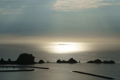 橋杭岩の遠景