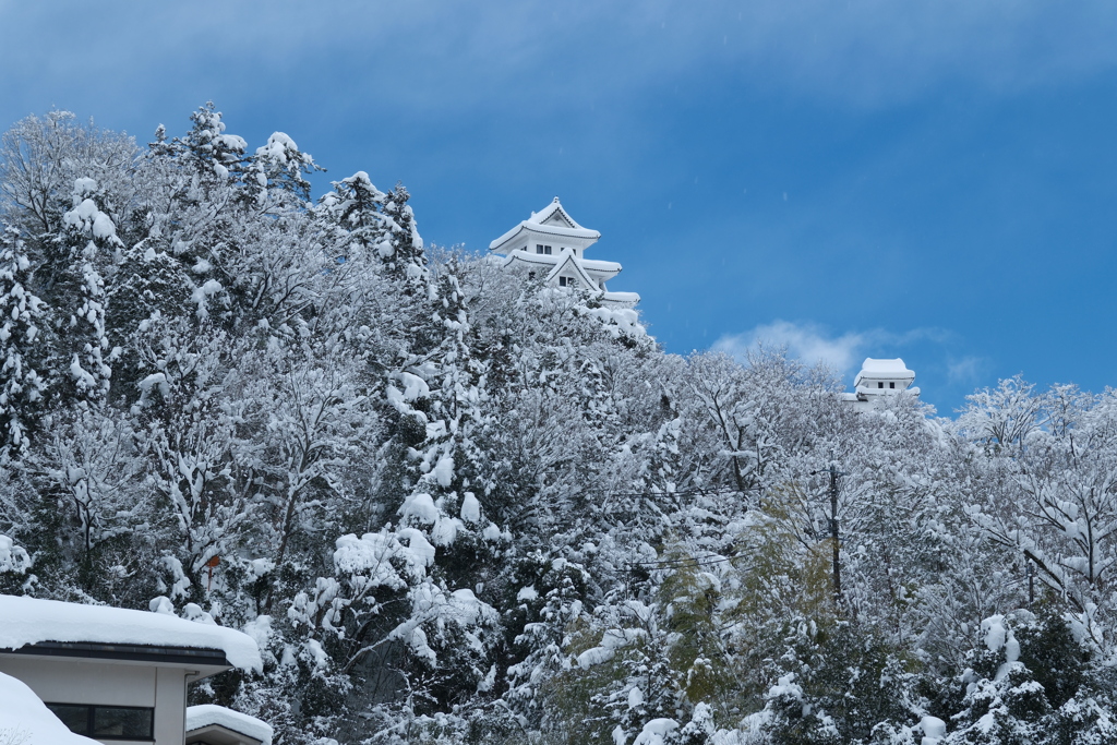 大雪の週末、僅かな晴空４