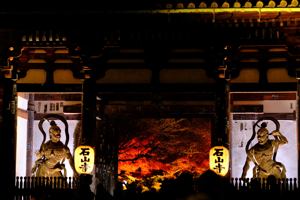 石山寺紅葉ライトアップ２