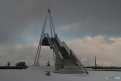 夕方の氷見市４