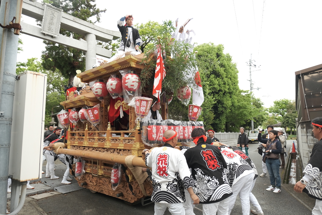零和初日のだんじり祭１