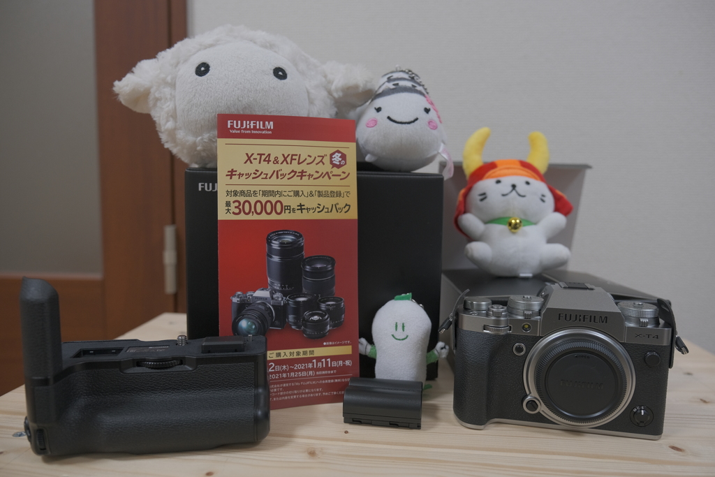 キャッシュバックキャンペーンを期に新調