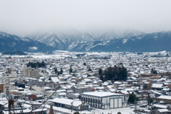 越前大野城の冬景色３