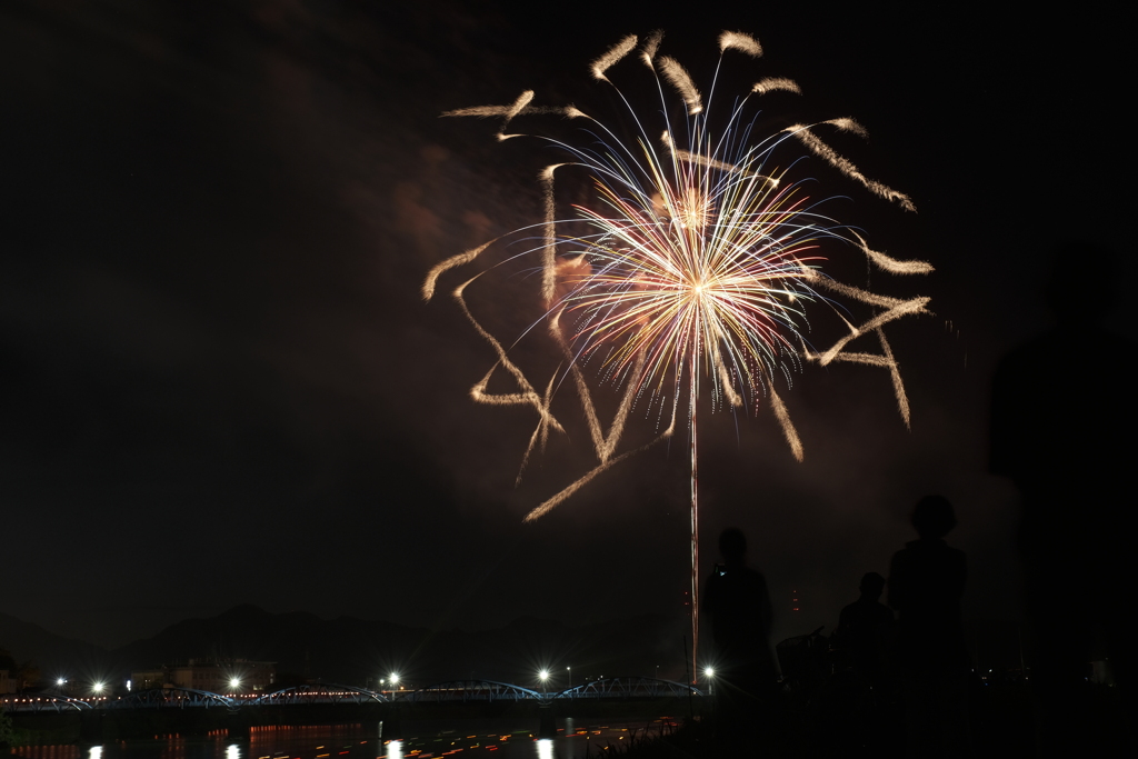 ３年ぶりの花火大会、あやべ水無月祭り３