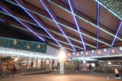 道の駅都城NIQLLのイルミネーションを見にくる７