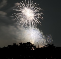 多少遠くから見たなにわ淀川花火大会３