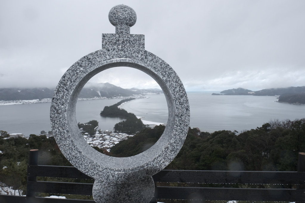 雪景色を求めて強引な予定で天橋立へ２