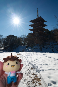 雪は少ないが晴れていた時５