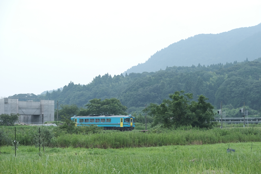 丹後由良駅付近にて