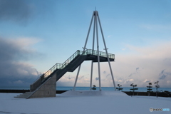 夕方の氷見市３