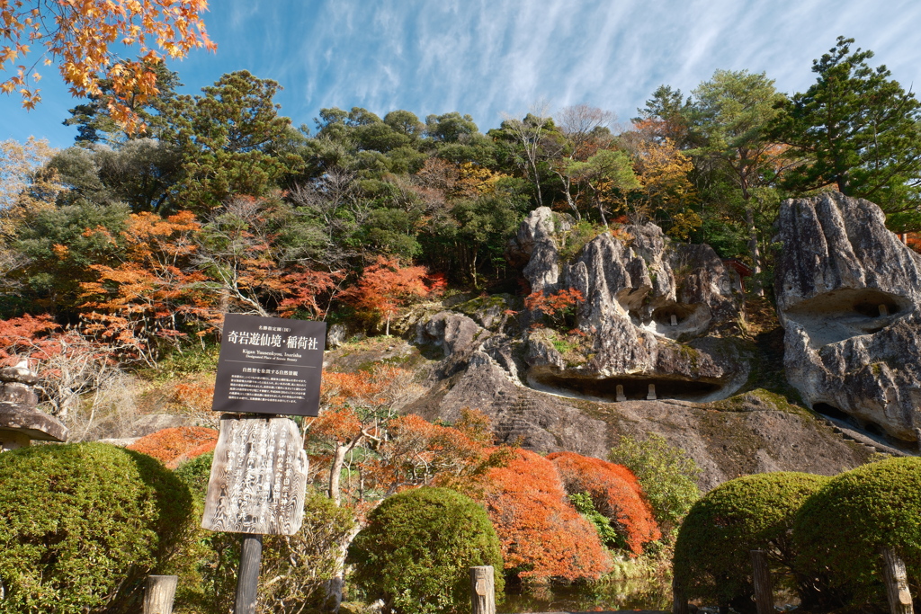 曇り予報であったが割と晴れた紅葉巡り６