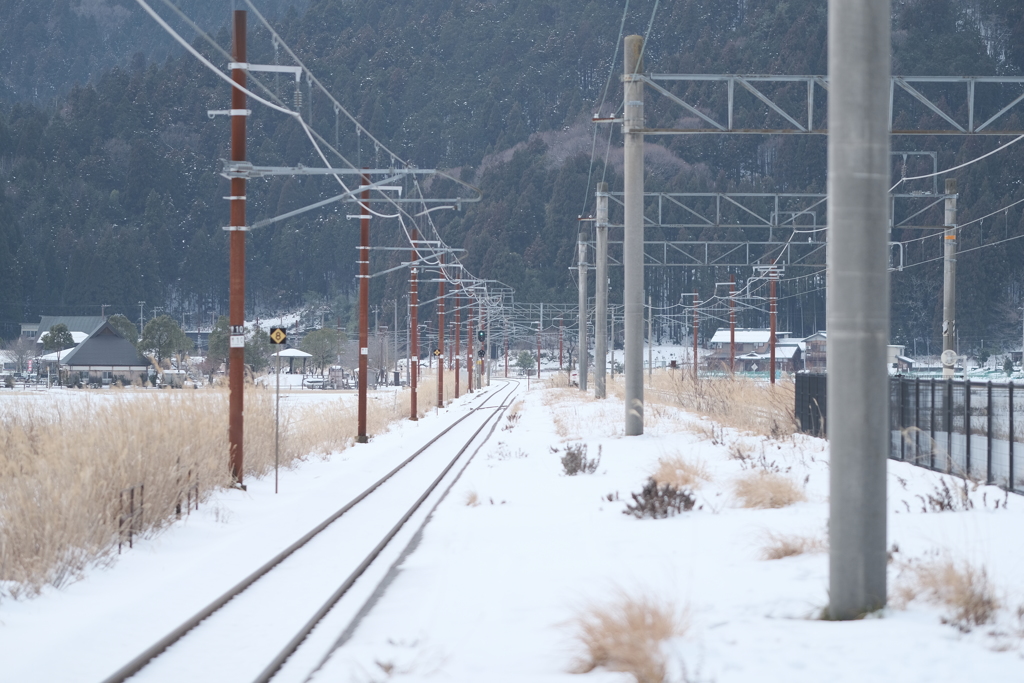 余呉駅にて３