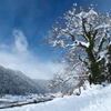 大雪の週末、僅かな晴空５