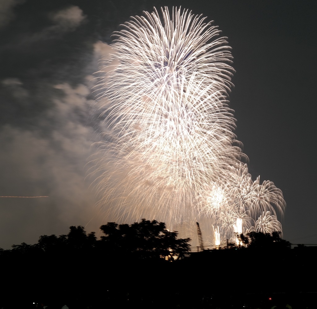 多少遠くから見たなにわ淀川花火大会４