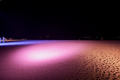 天橋立砂浜ライトアップ ４
