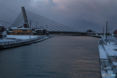 夕方の氷見市６