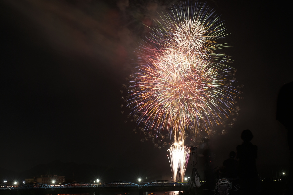 ３年ぶりの花火大会、あやべ水無月祭り４