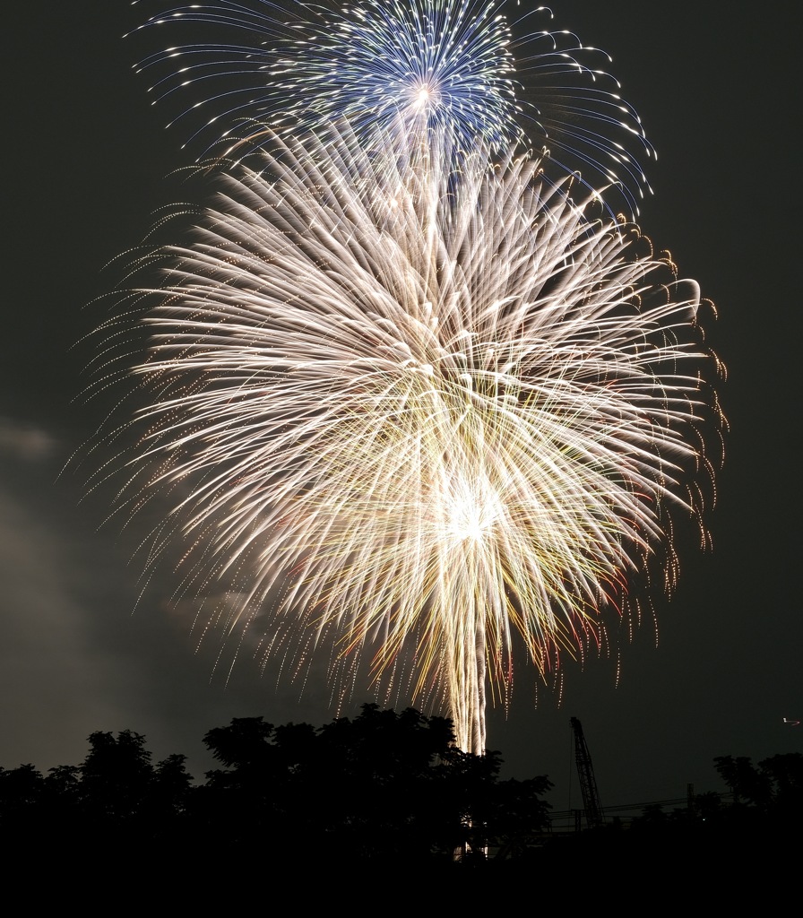 多少遠くから見たなにわ淀川花火大会１８