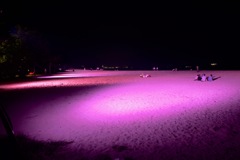 天橋立砂浜ライトアップ ３
