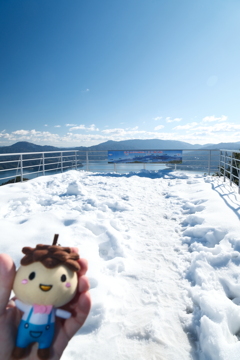 雪は少ないが晴れていた時３
