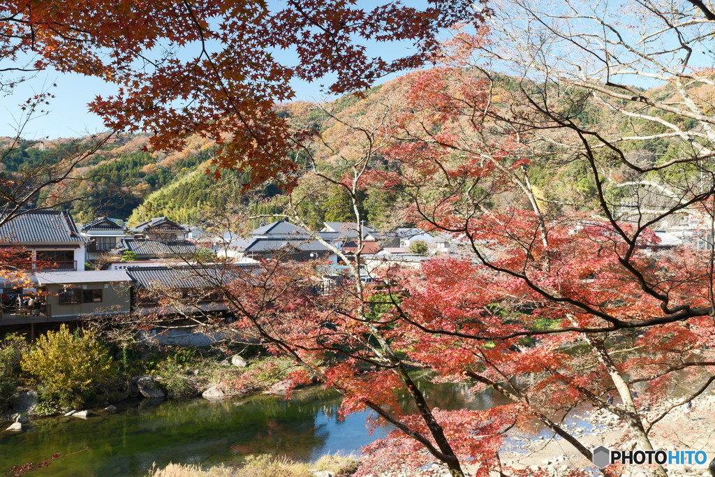 香嵐渓の紅葉５