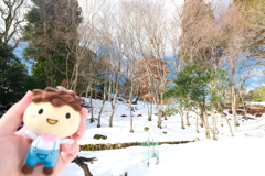 雪は少ないが晴れていた時１