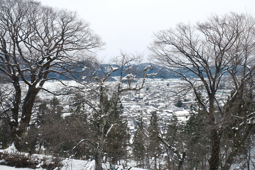 越前大野城の冬景色６
