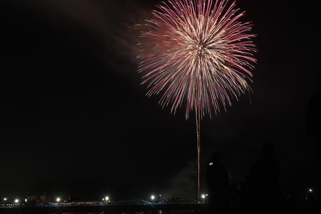 ３年ぶりの花火大会、あやべ水無月祭り５