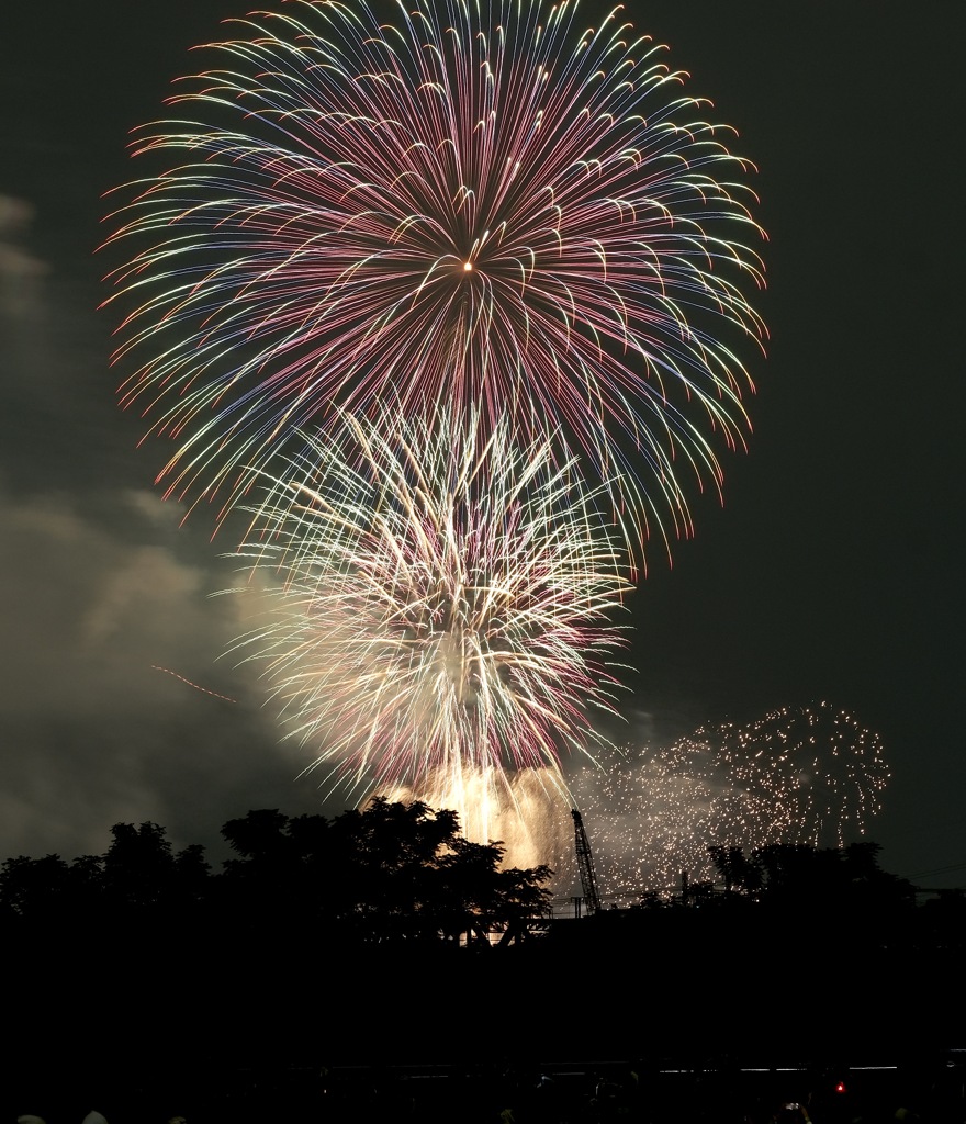 多少遠くから見たなにわ淀川花火大会１５