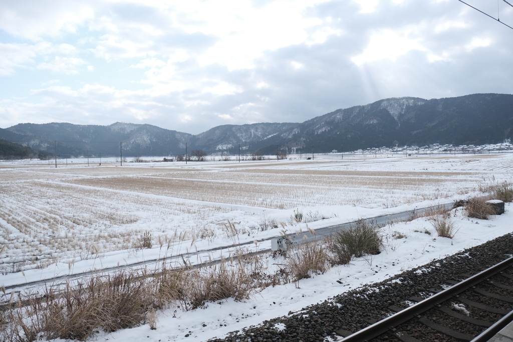 余呉駅にて２