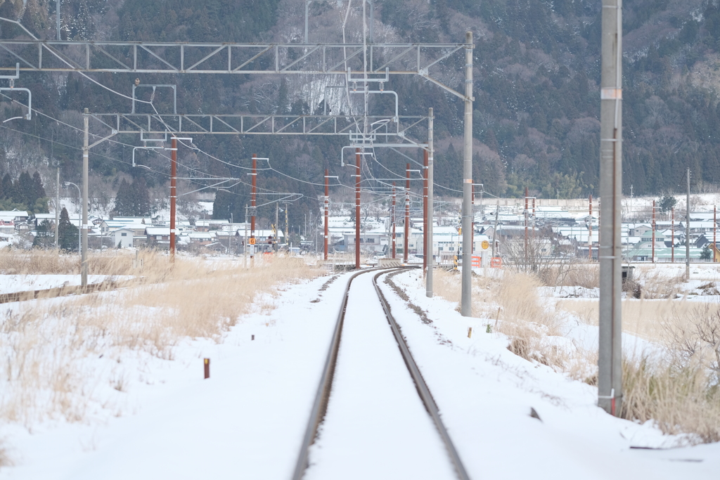 余呉駅にて４