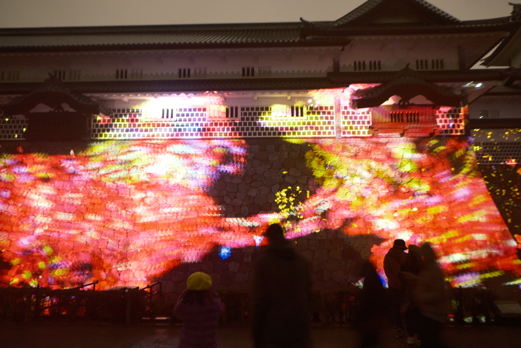 チームラボ 金沢城 光の祭８