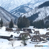 多少暖かくなっても雪はしっかり残った集落５