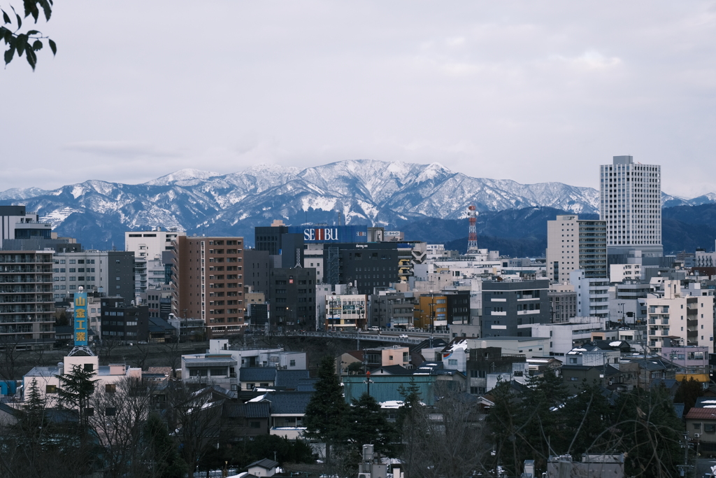 福井市の街並み