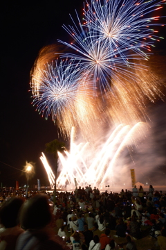 ４勤２休で行ける花火大会が少なくなる中で行けた相生ペーロン祭り前夜花火大会２