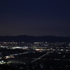 猪子山  北向岩屋十一面観音からの夜景（東方向）