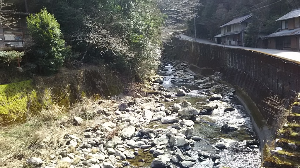 温泉行く途中で